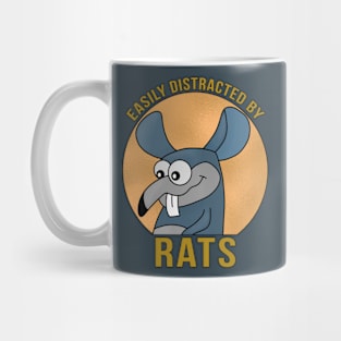 Easily Distracted By Rats Mug